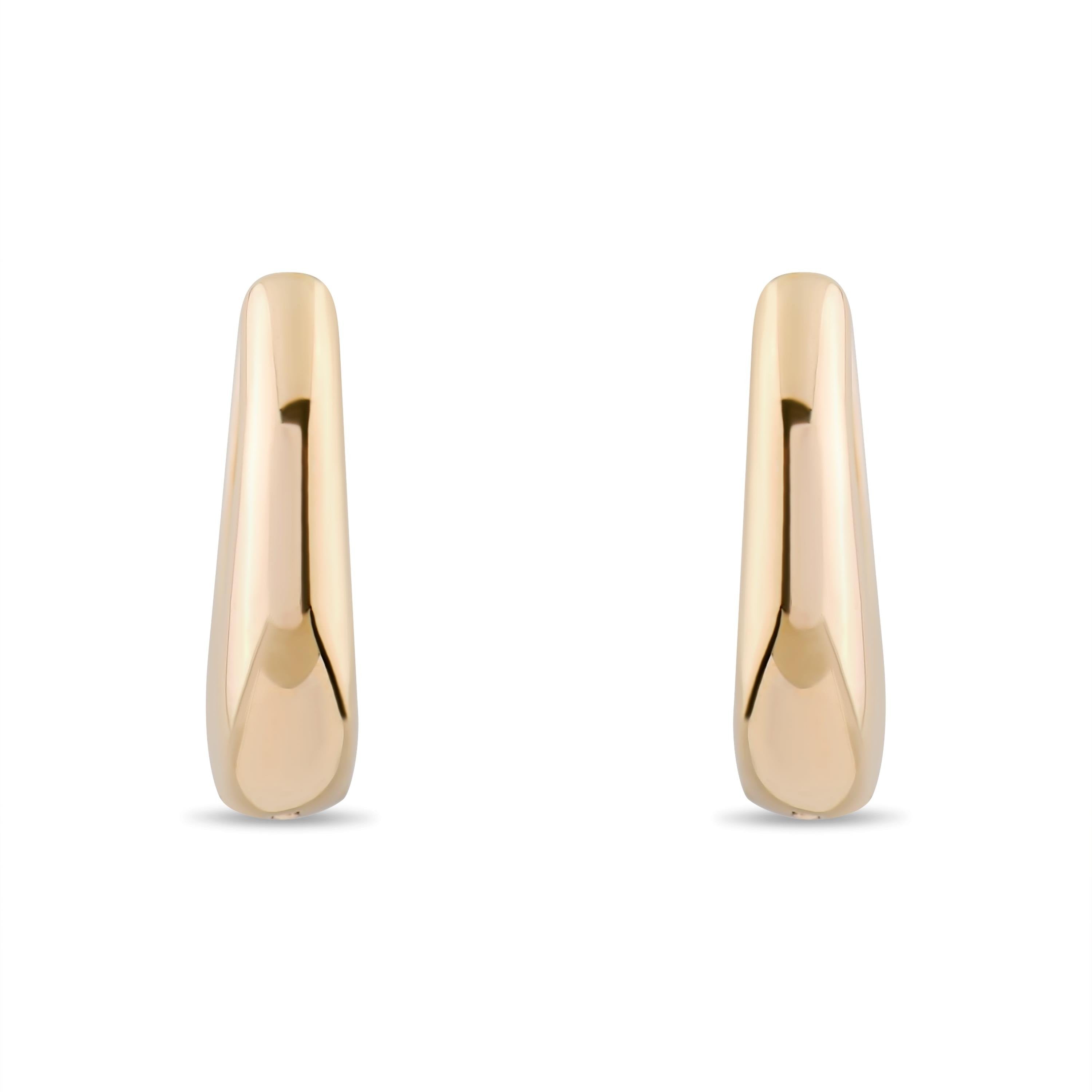 8 K Altın Halka Küpe - Image 2