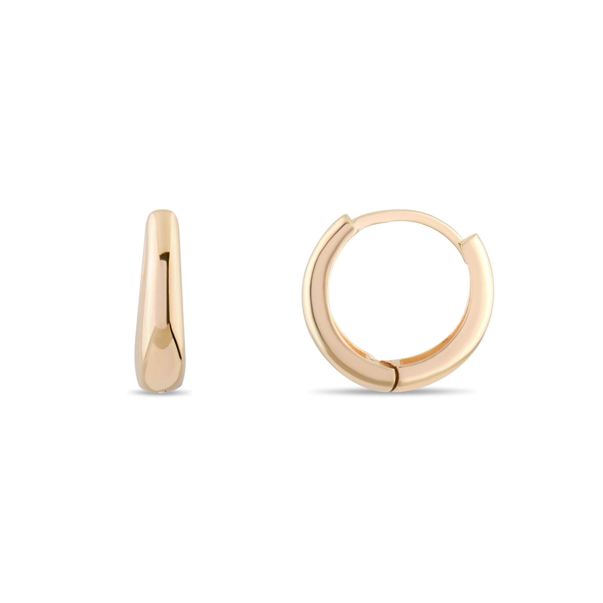 8 K Altın Halka Küpe - Image 1