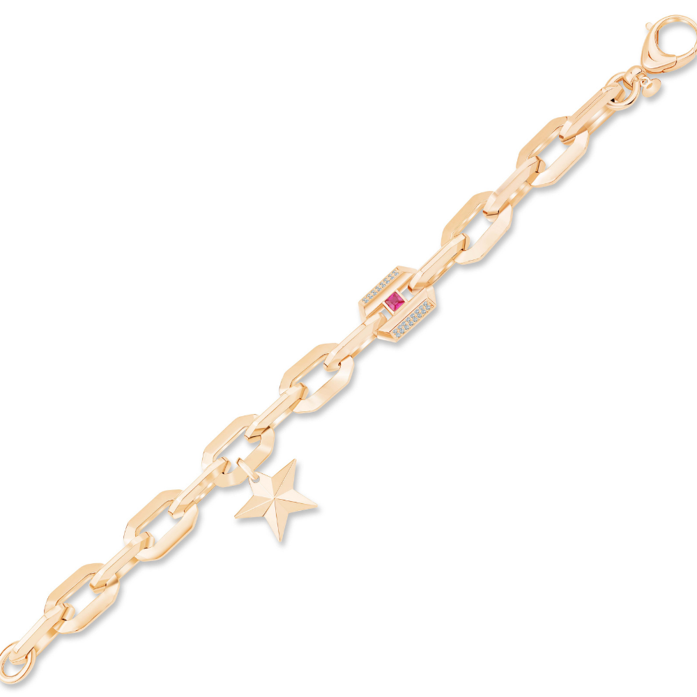 Ema Ruby Taşlı Yıldız Charm Bileklik