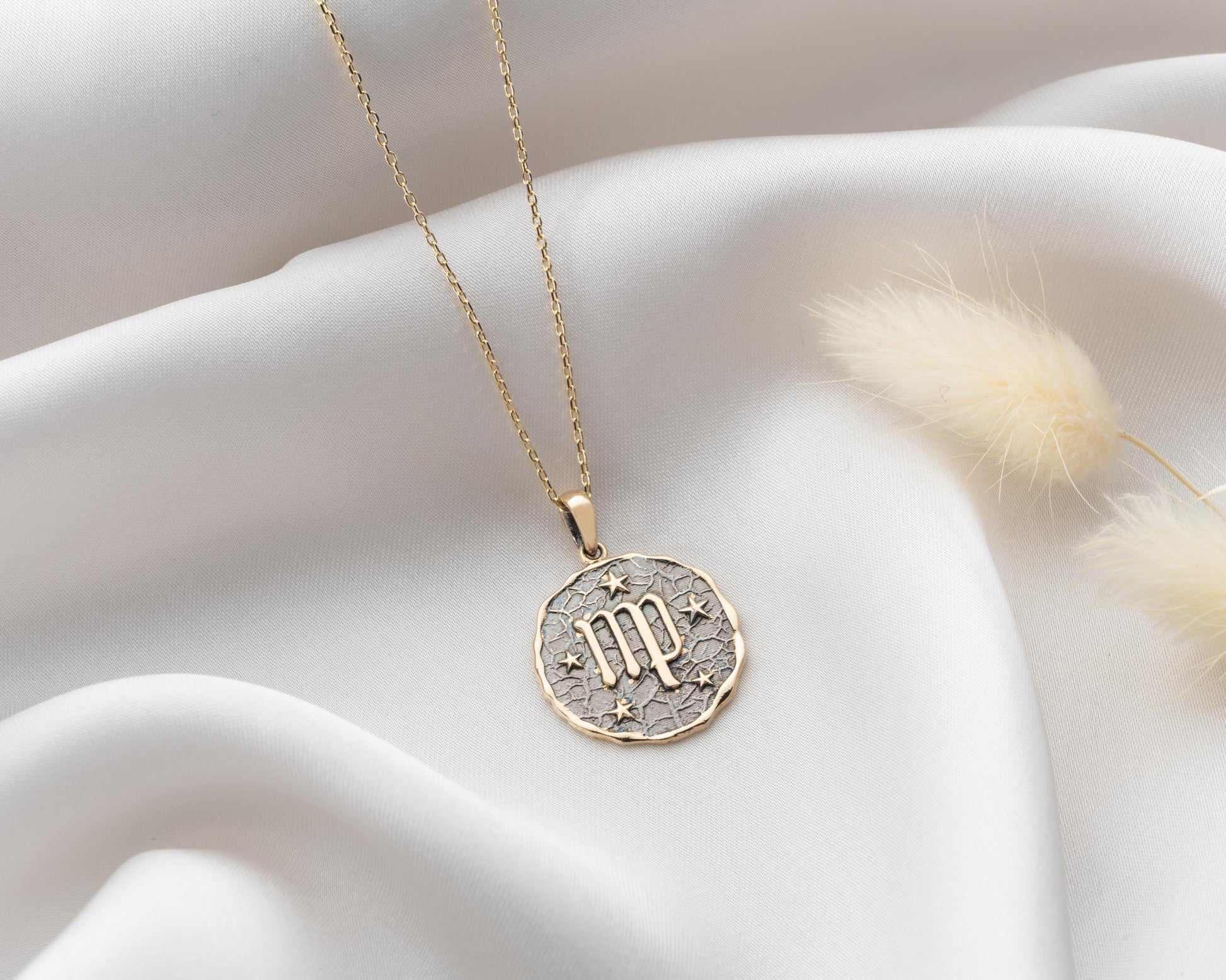 Altın Başak Burç Kolye Ucu - Image 3