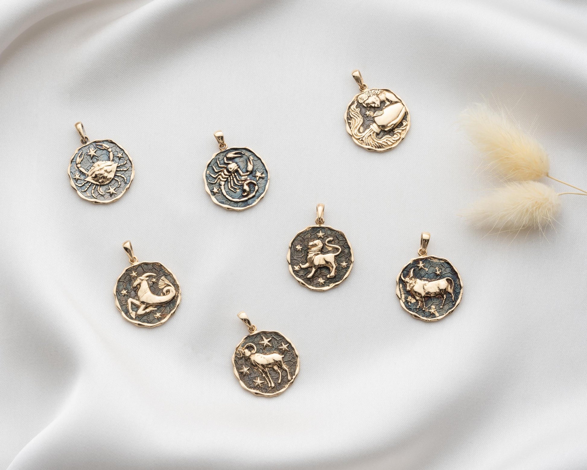 Altın İkizler Burç Kolye Ucu - Image 5