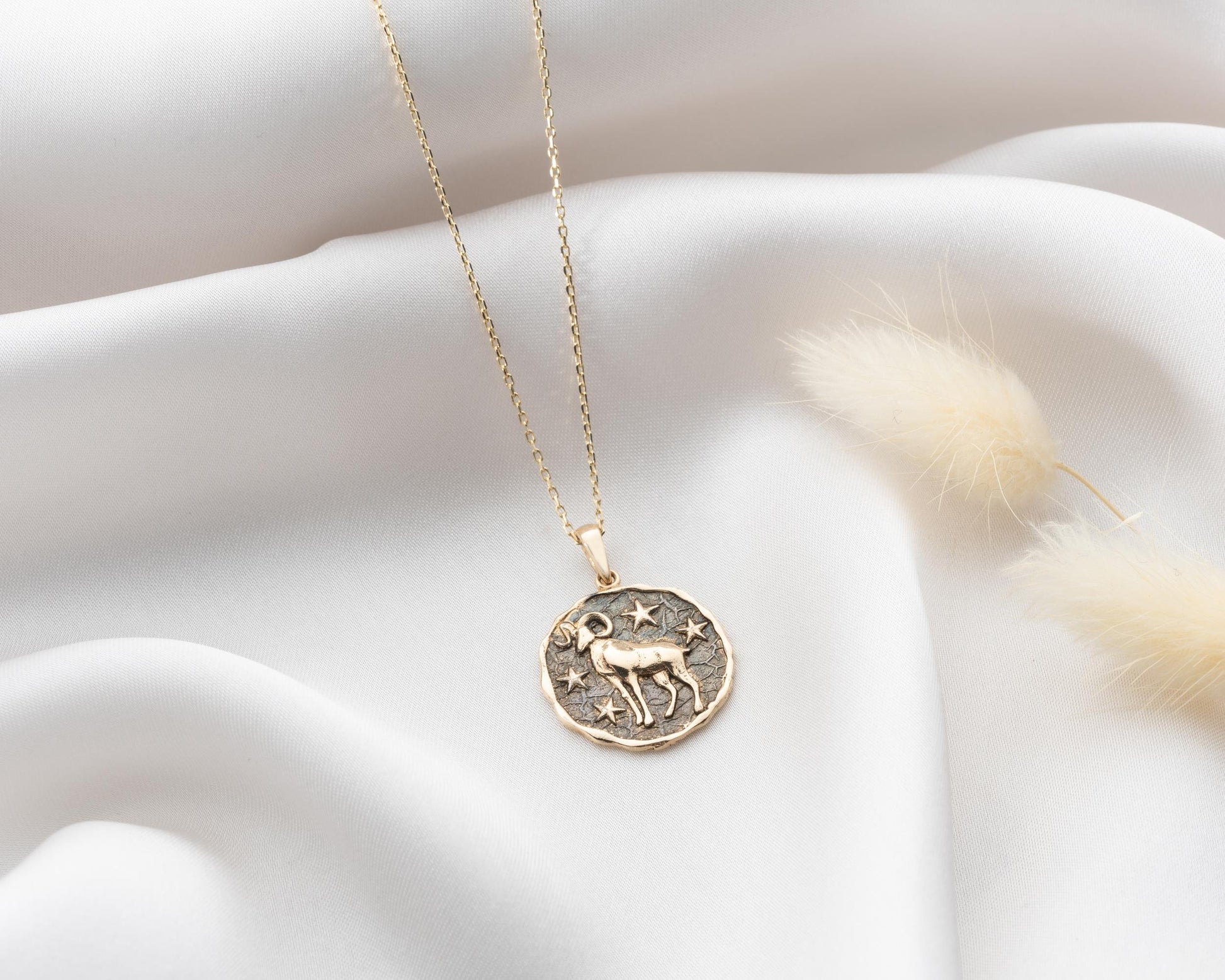 Altın Koç Burç Kolye Ucu - Image 2