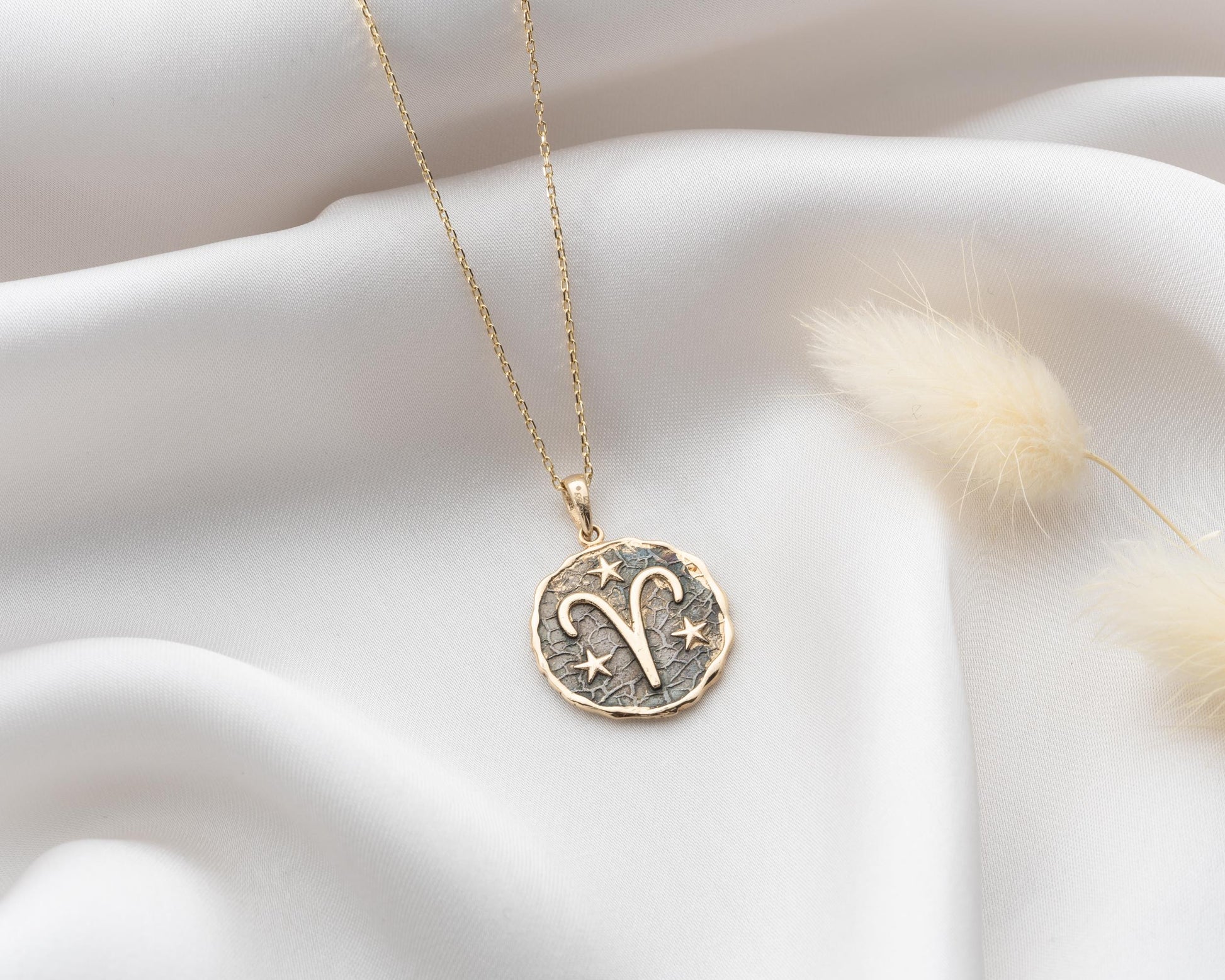 Altın Koç Burç Kolye Ucu - Image 3