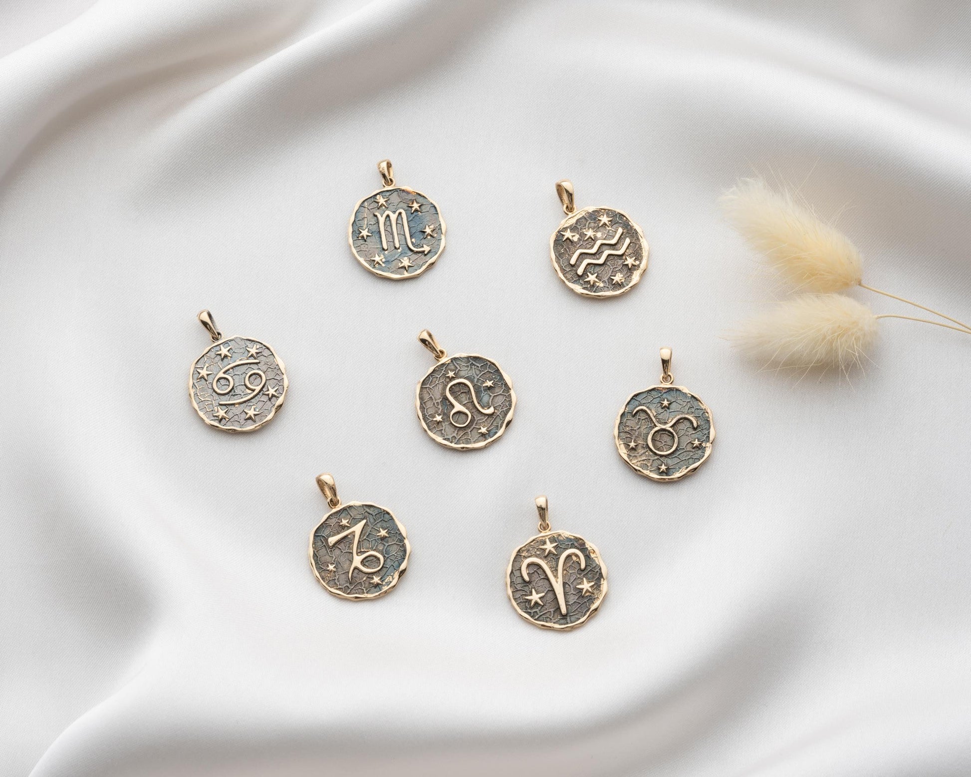 Altın Oğlak Burç Kolye Ucu - Image 4