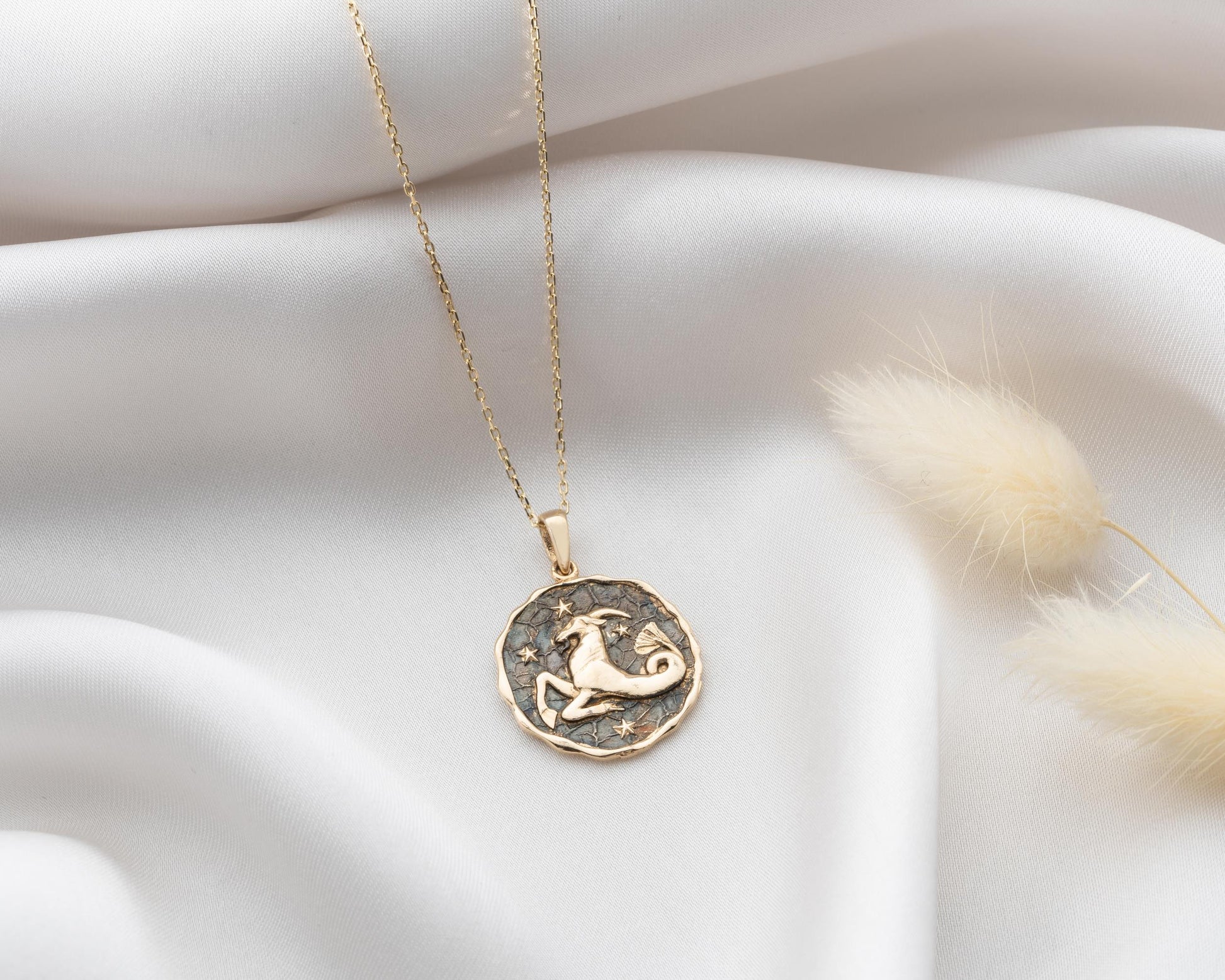 Altın Oğlak Burç Kolye Ucu - Image 3