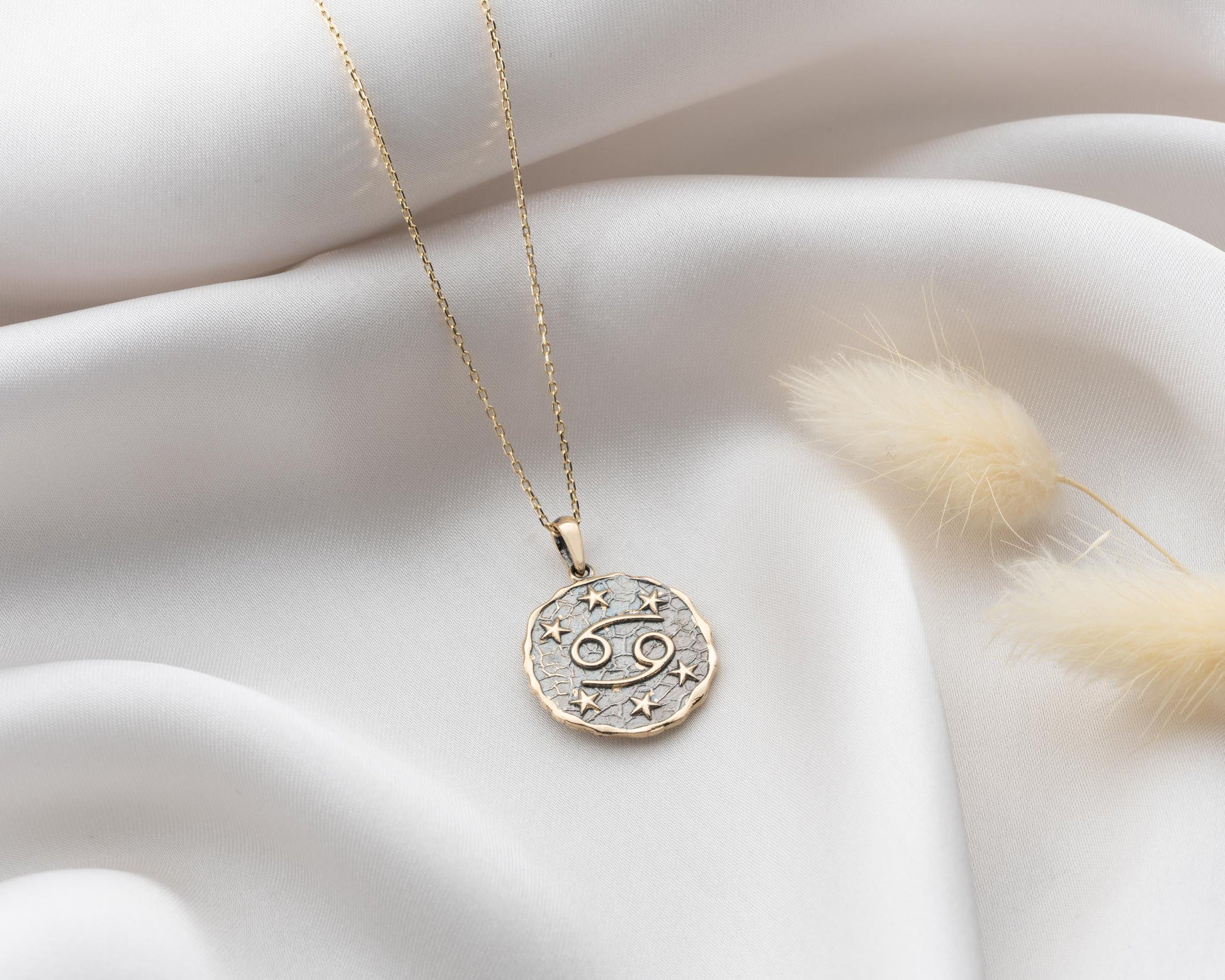 Altın Yengeç Burç Kolye Ucu - Image 3