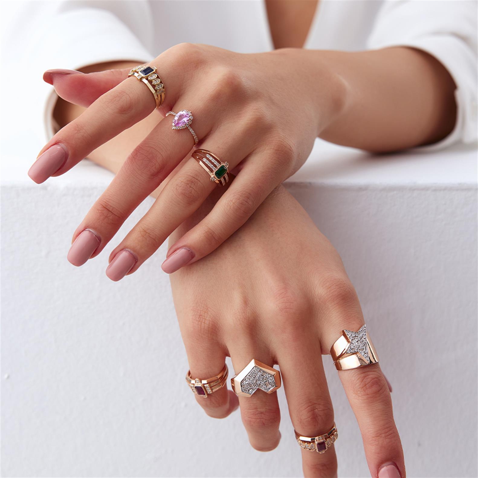 Aquamarine Pırlanta Yüzük - Image 2