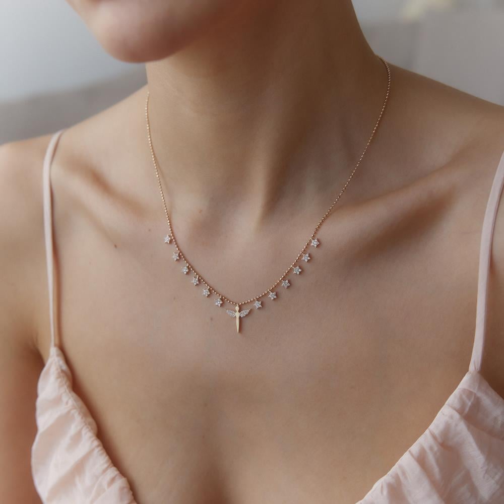 Archangel Yıldız Altın Kolye - Image 2