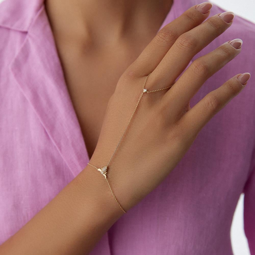 Arı Altın Şahmeran Bileklik - Image 2