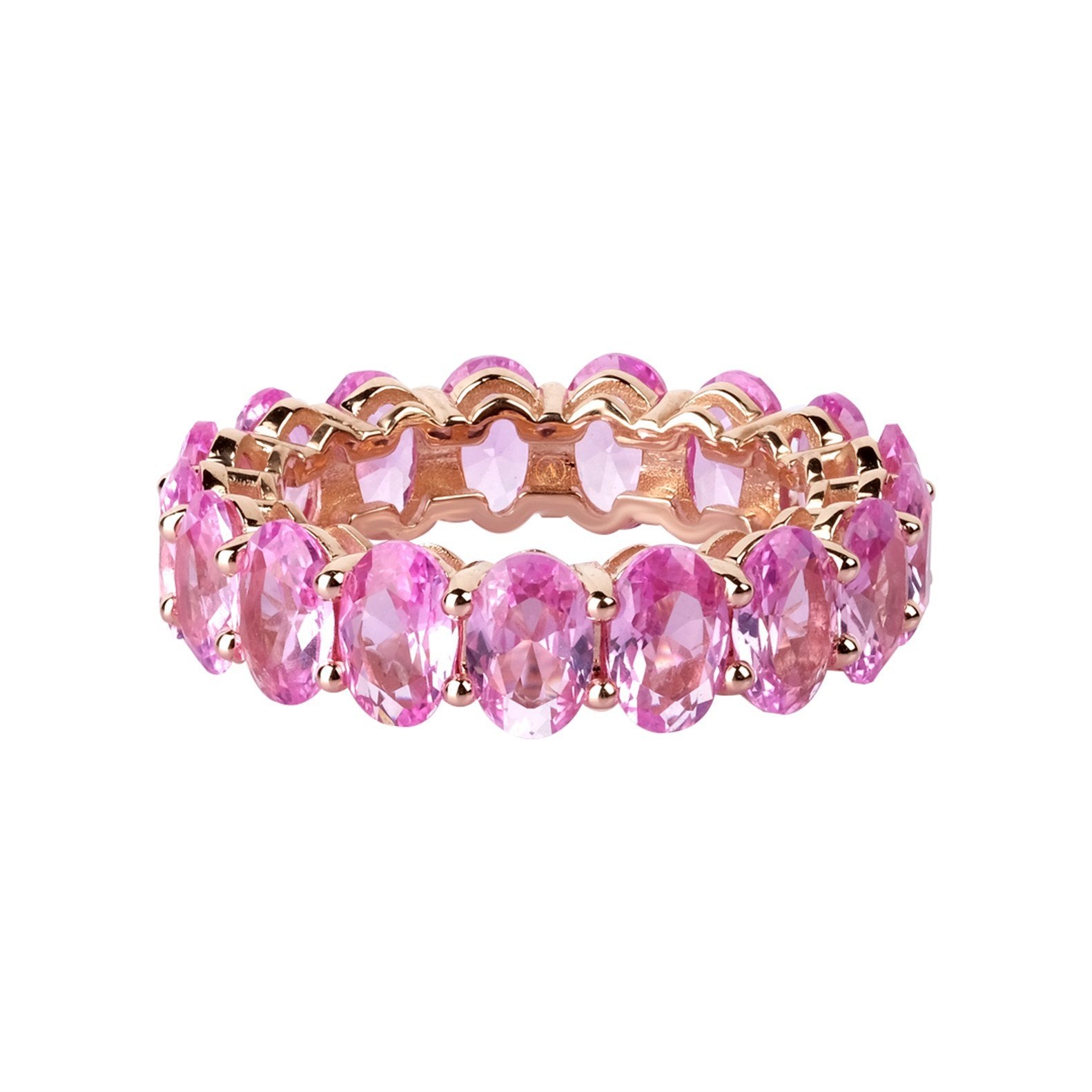 ARTE PINK BAND OVAL TAMTUR ALTIN YÜZÜK - Image 1