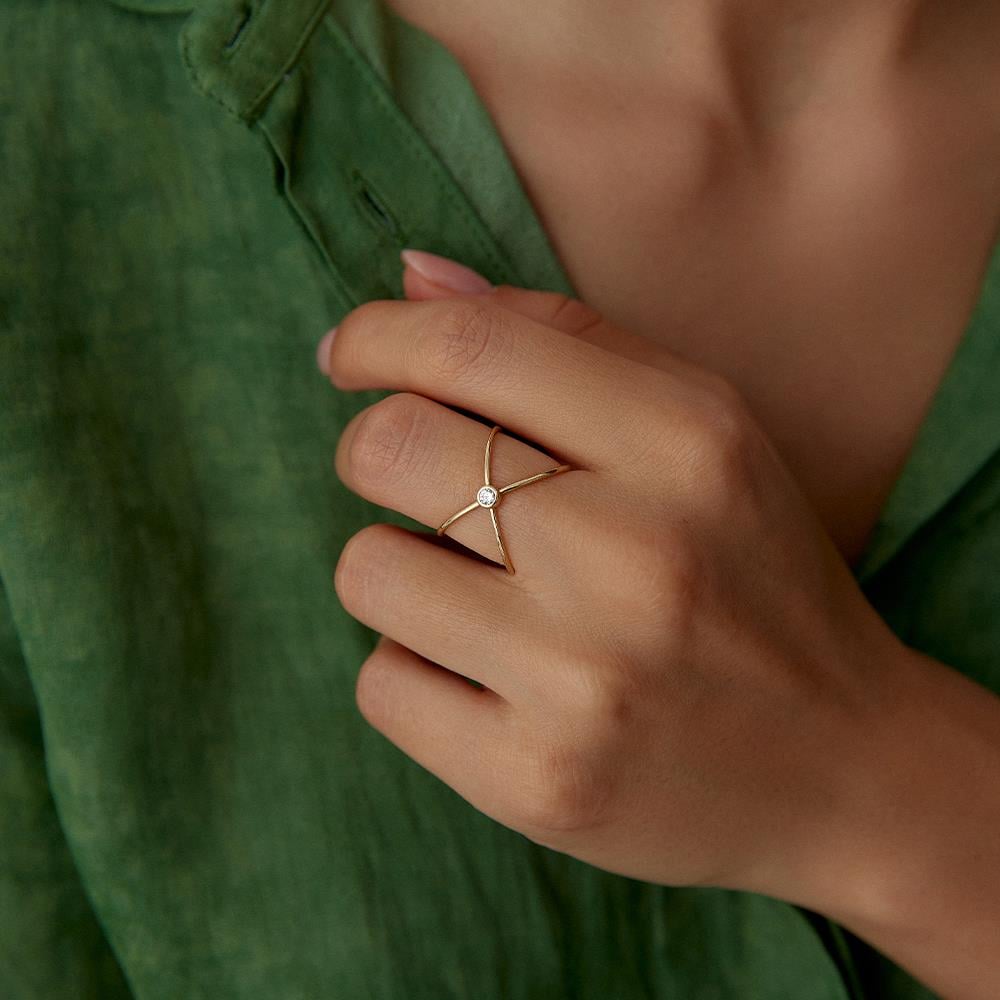 Axis Altın Yüzük - Image 3