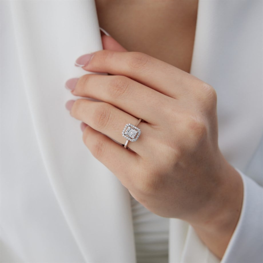 Baget Pırlanta Yüzük - Image 4