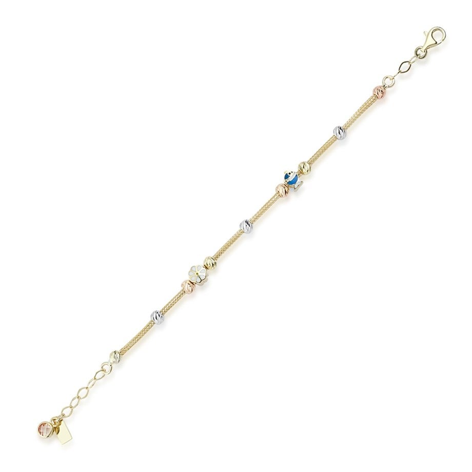 Balık Ve Çiçek Figürlü Dorika Çocuk Bileklik - Image 1