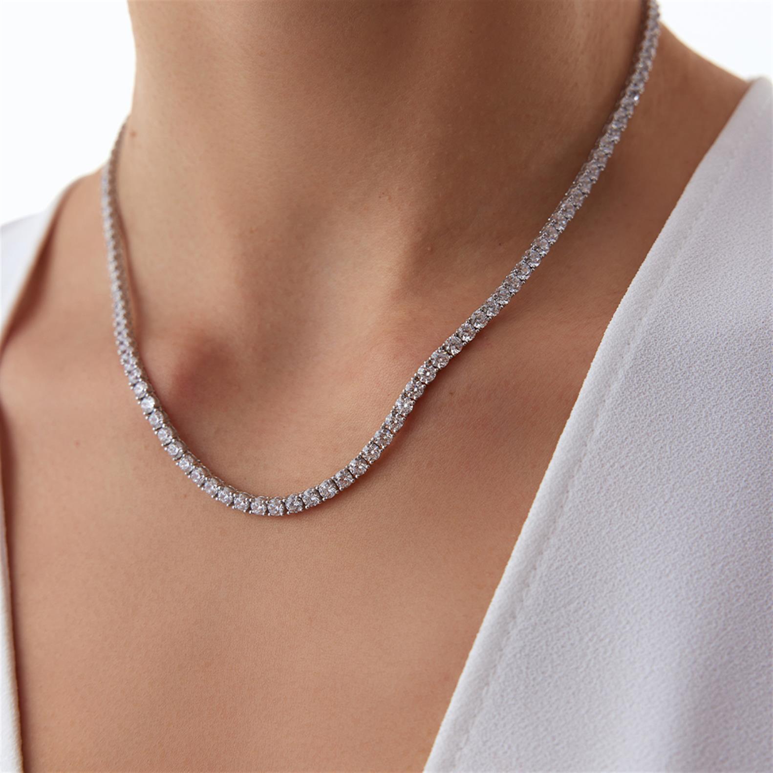 Beyaz Altın Suyolu Gerdanlık - Image 2