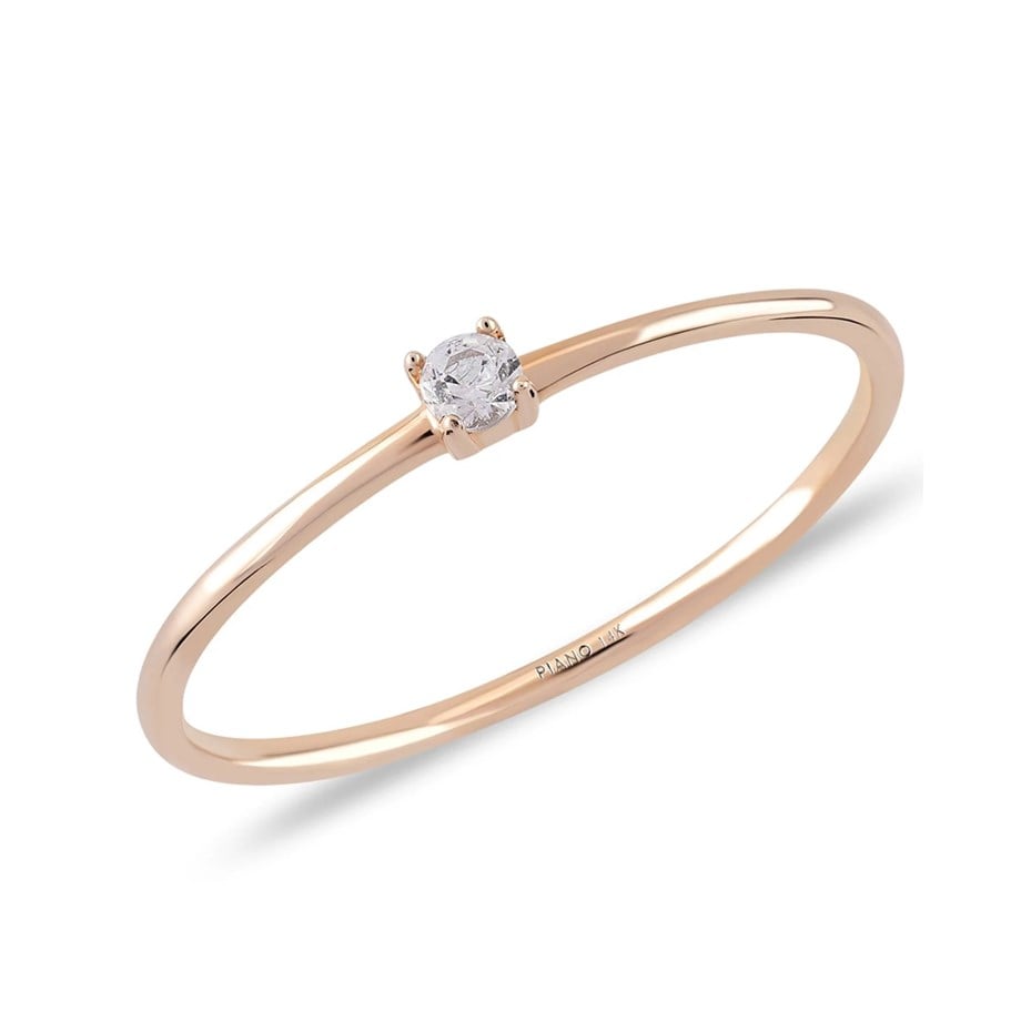 Beyaz Safir Tektaş Yüzük - Image 3