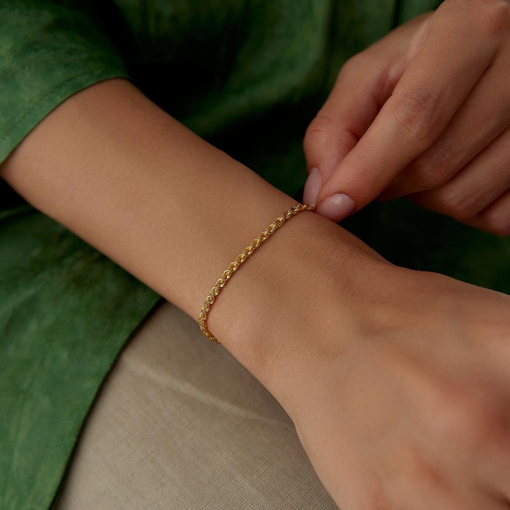 Burgu Altın Zincir Bileklik - Image 2