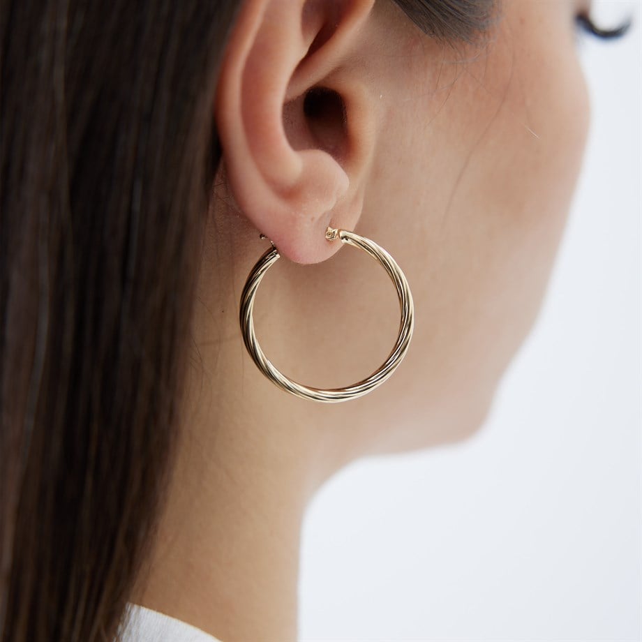 Büyük Burgu Halka Küpe - Image 1