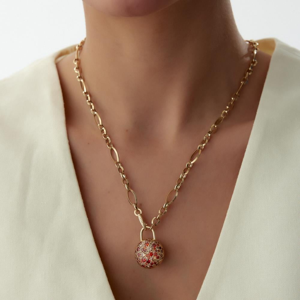 Cetaş Bir Dilek Tut Kilit Altın Kolye - Image 2