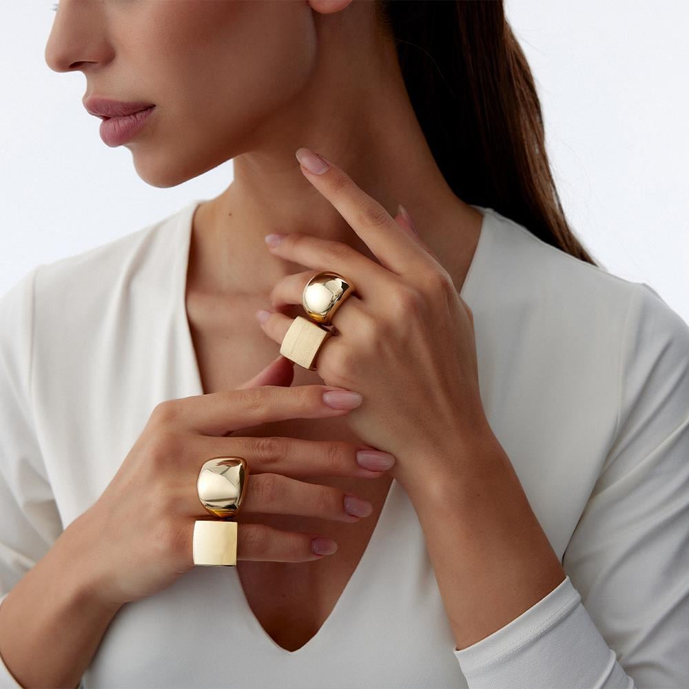 Cetaş Eterna Büyük Boy Altın Yüzük - Image 4