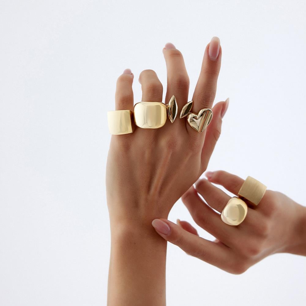 Cetaş Eterna Büyük Boy Altın Yüzük - Image 3