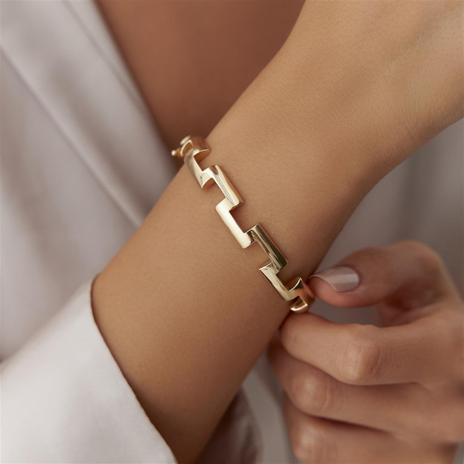 Cetaş Eterna Greek Model Altın Kelepçe - Image 1