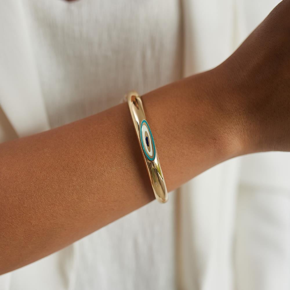 Cetaş Fortuna Mavi Mineli Göz Kelepçe - Image 1