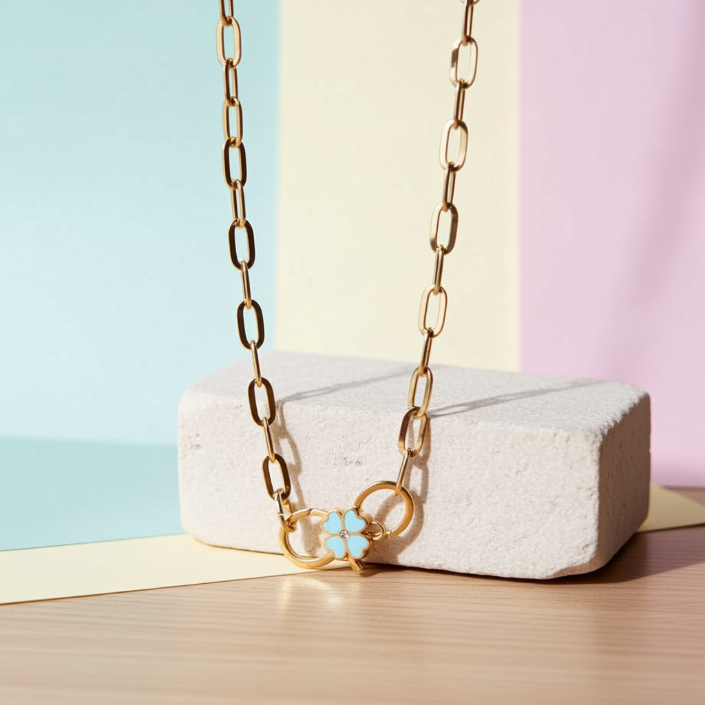 Cetaş Kilit Yoncalı Ataç Kolye - Image 2