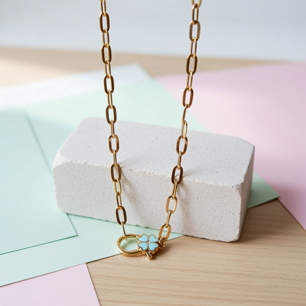 Cetaş Kilit Yoncalı Ataç Kolye - Image 3