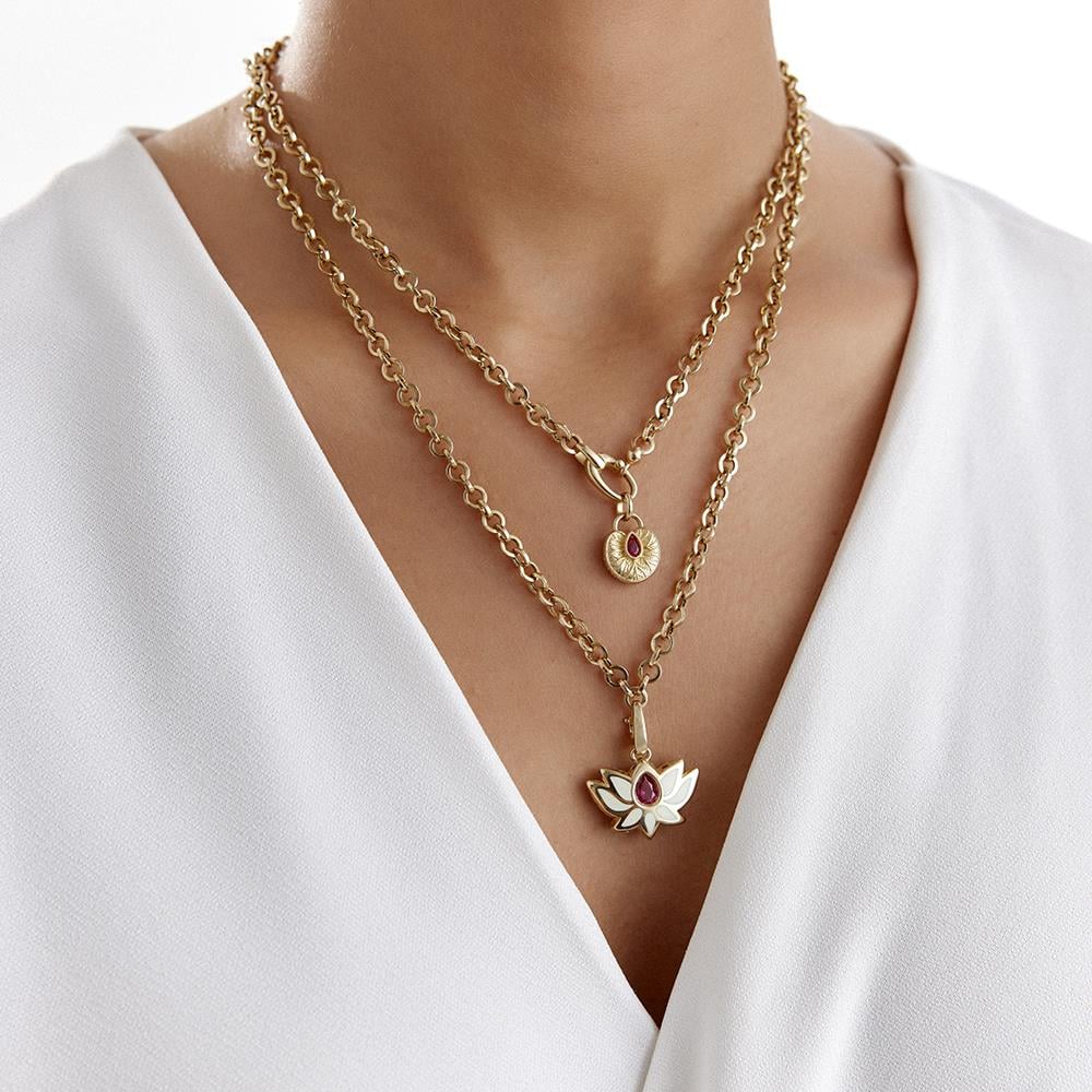 Cetaş Lotus Altın Kolye - Image 2