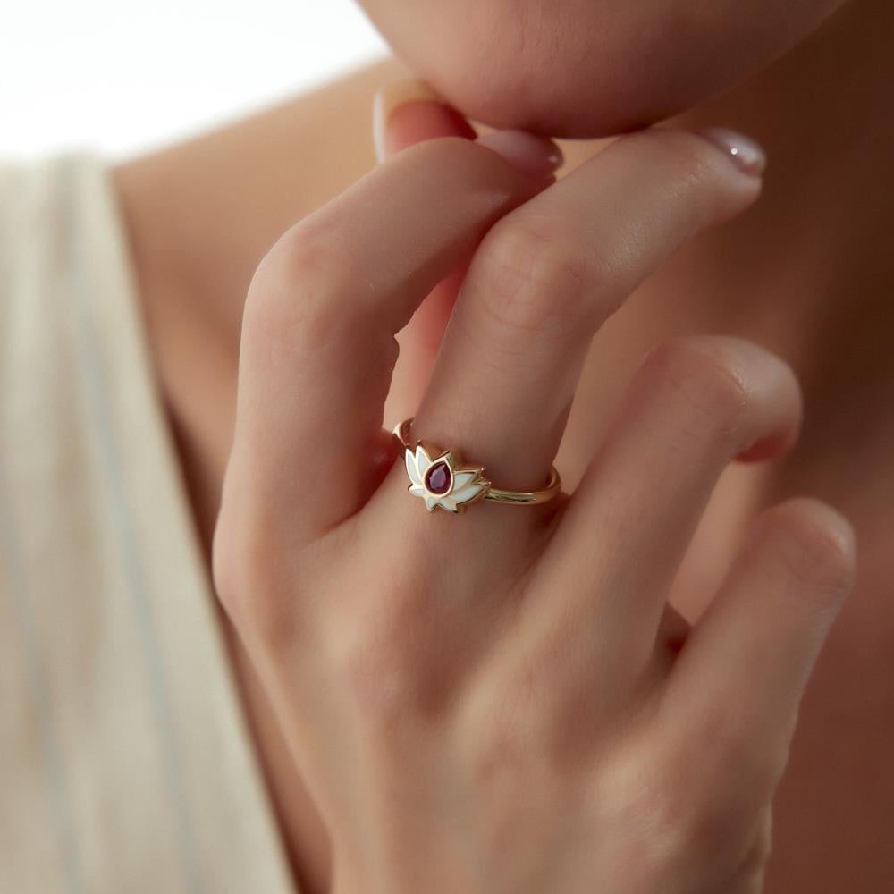 Cetaş Lotus Altın Yüzük - Image 2