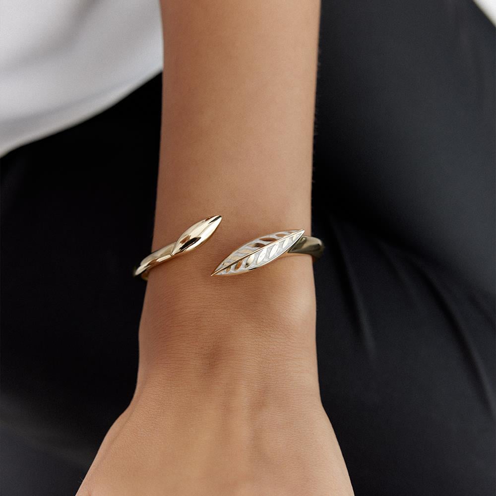 Cetaş Olivia Altın Kelepçe Bileklik - Image 2