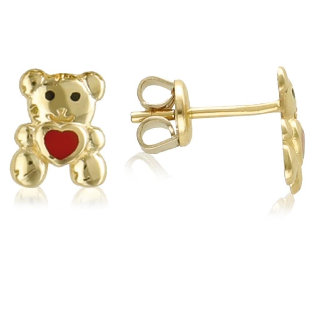 Cetaş Sarı Altın Ayıcık Küpe - Image 1