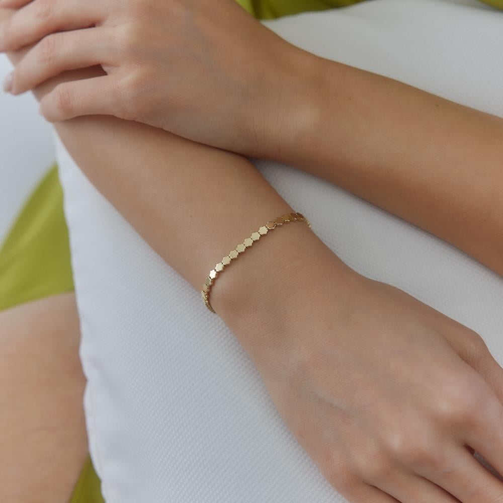 Çiçek Altın Bileklik - Image 1