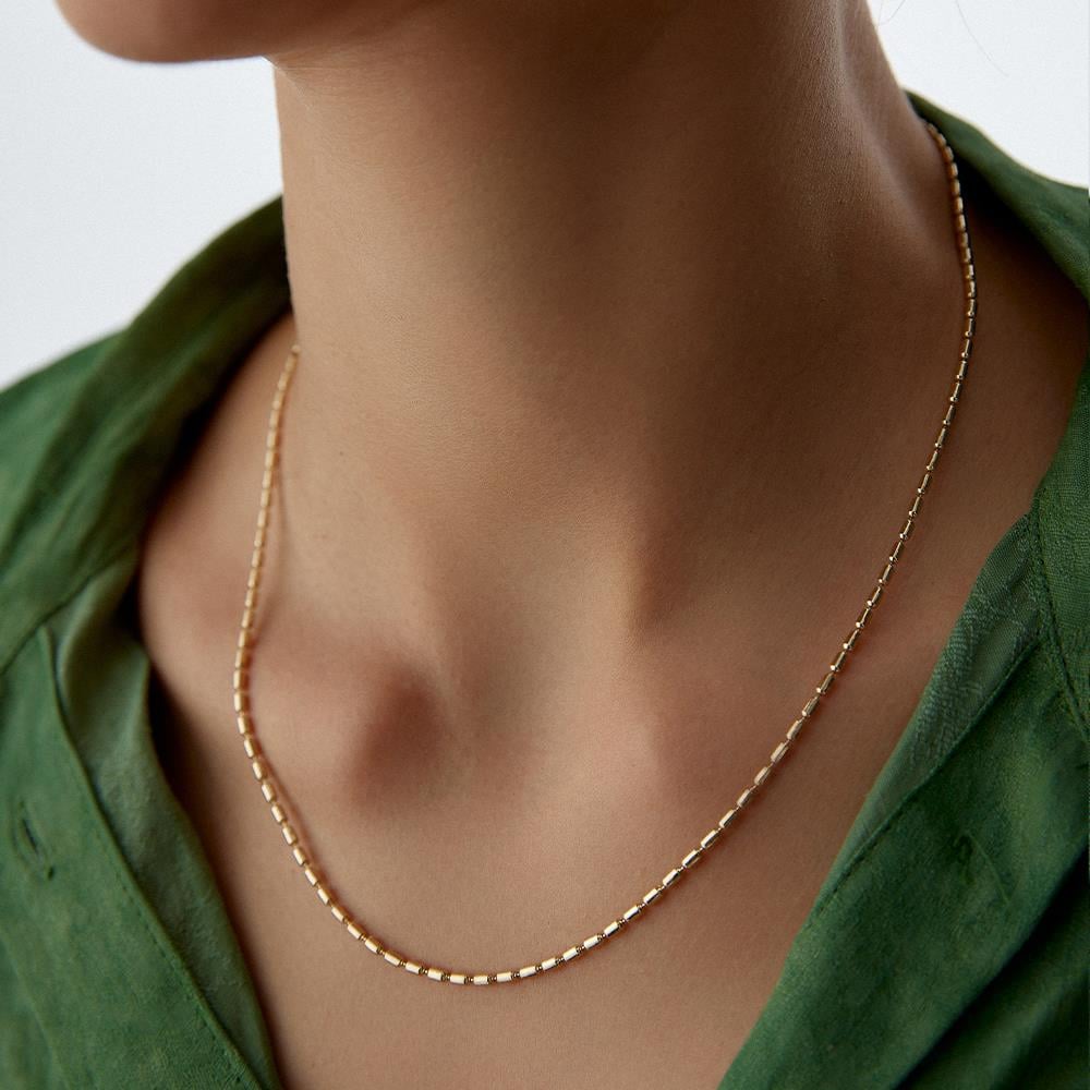 Çubuk Tırnak Makası Altın Zincir Kolye - Image 2