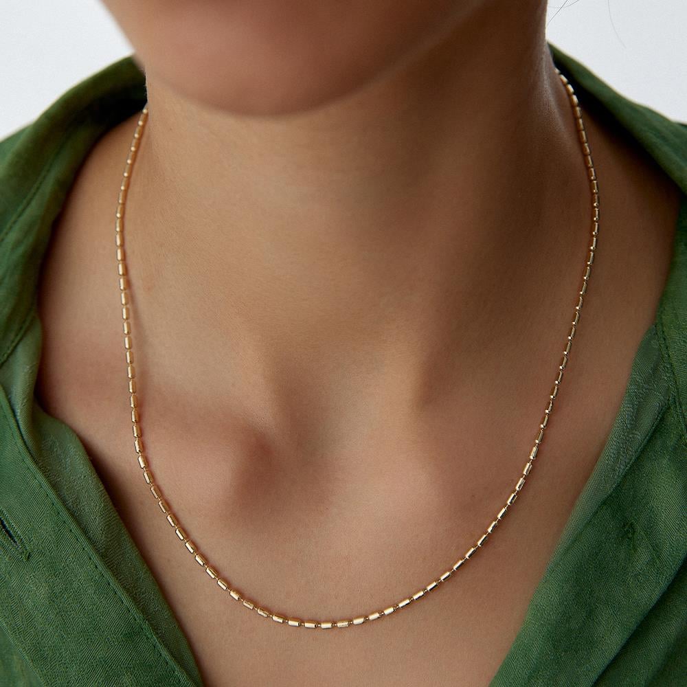 Çubuk Tırnak Makası Altın Zincir Kolye - Image 2