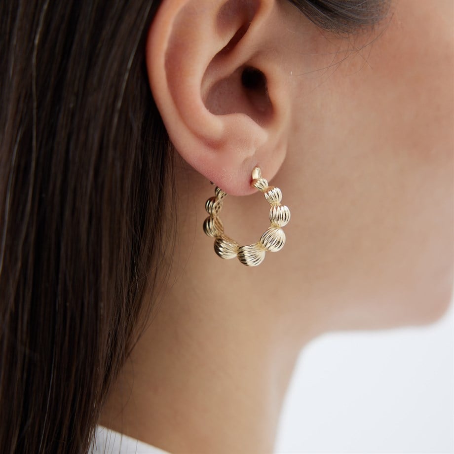 Dorika Burgu Halka Küpe - Image 1