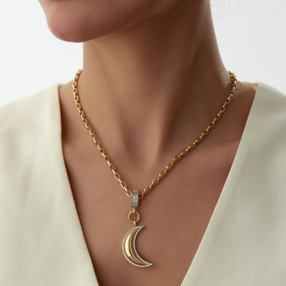 Ema Hilal Altın Kolye Ucu - Image 2