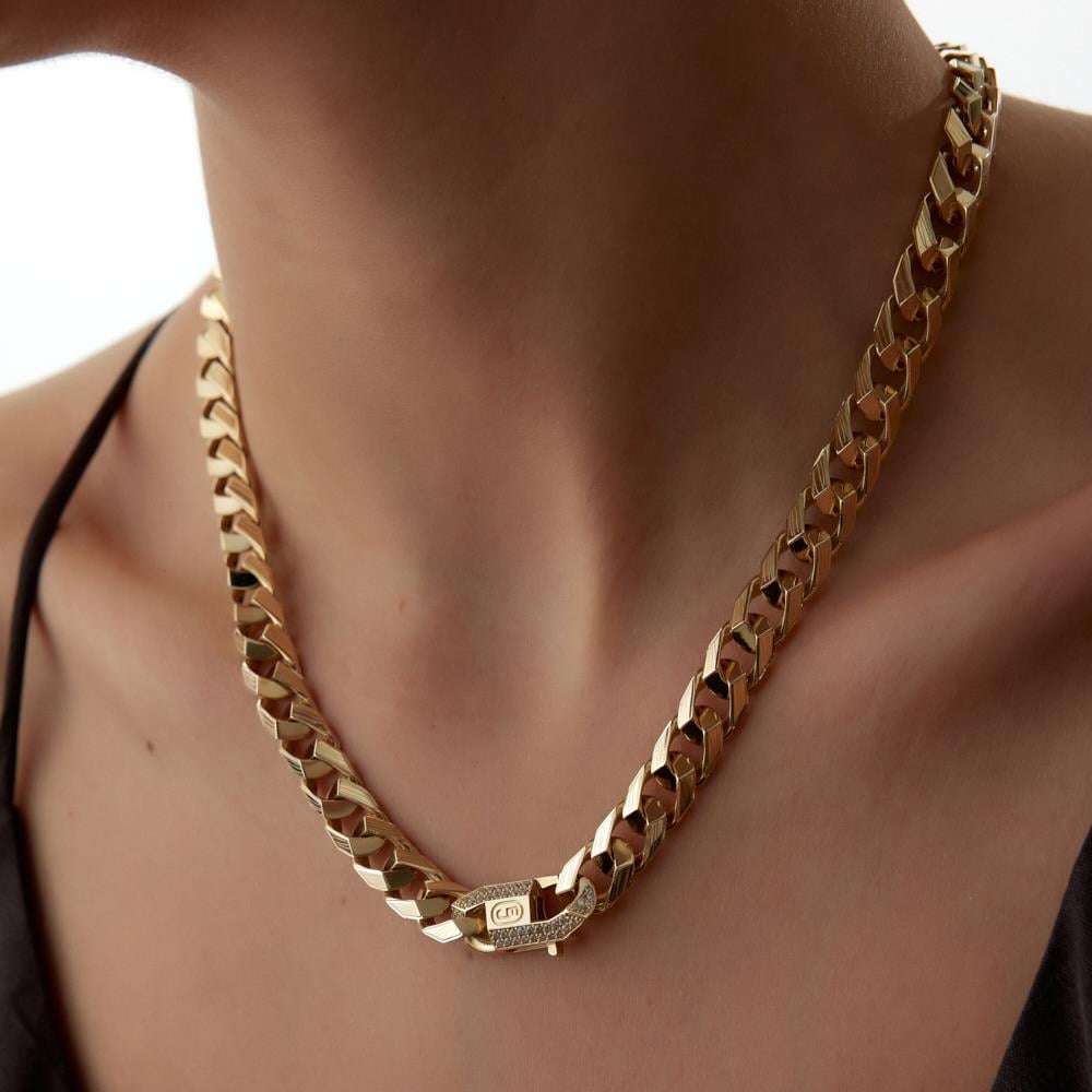 Ema Piramit Altın Gurmet Kolye - Image 2