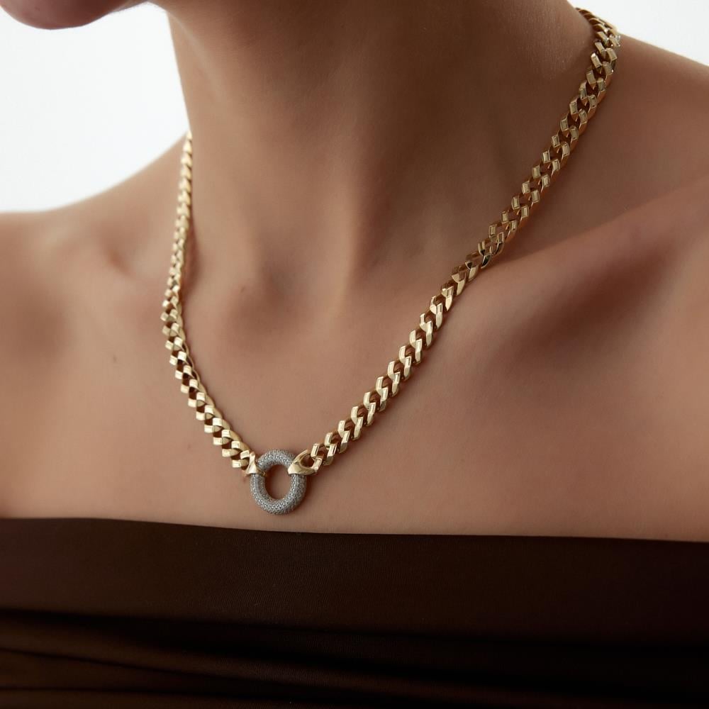 Ema Tasarım Altın Gurmet Kolye - Image 2