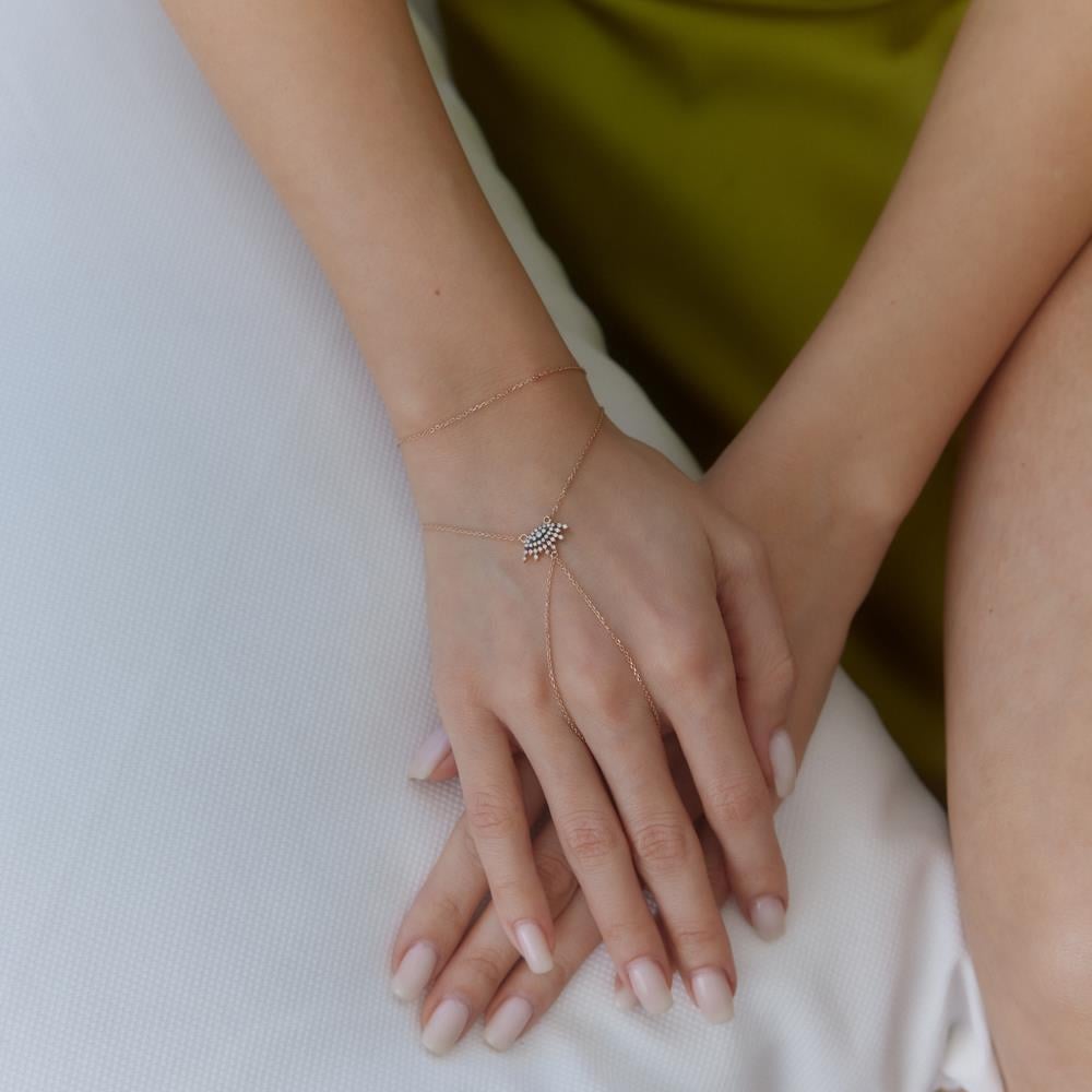 Evil-Eye Altın Şahmeran Bileklik - Image 1