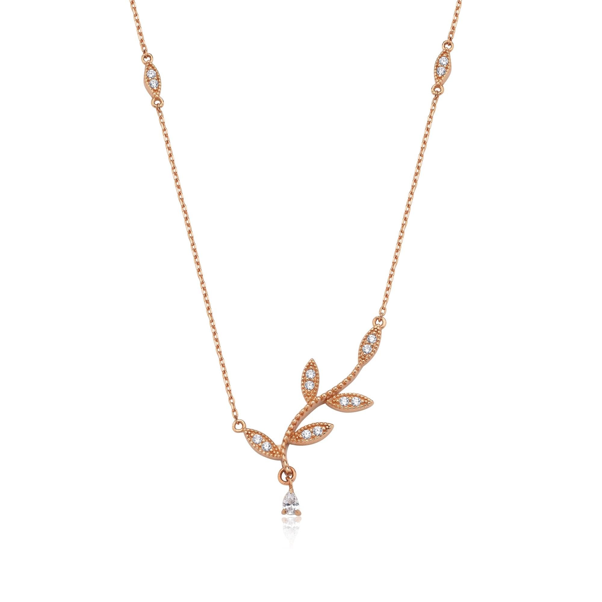 Flora Rose Altın Kolye - Image 3