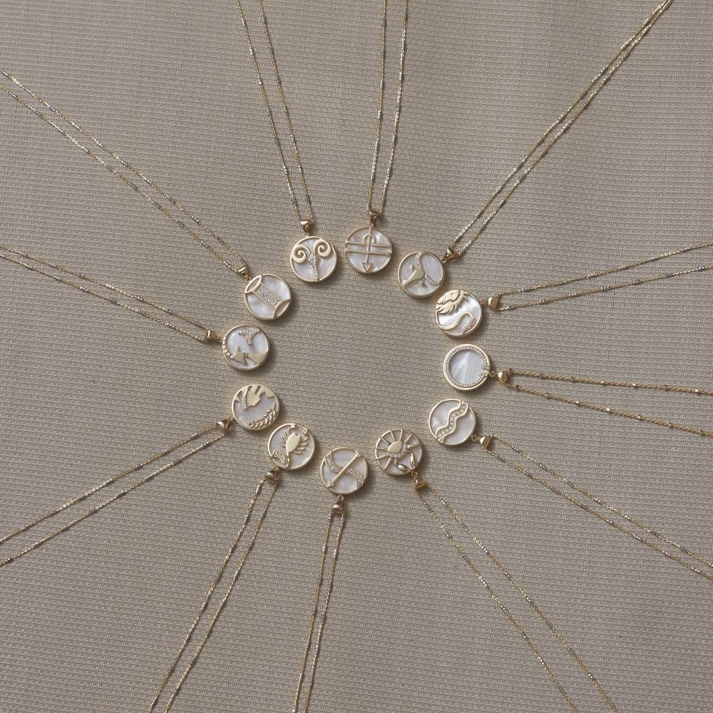 Genola Burç Altın Kolye - Image 2