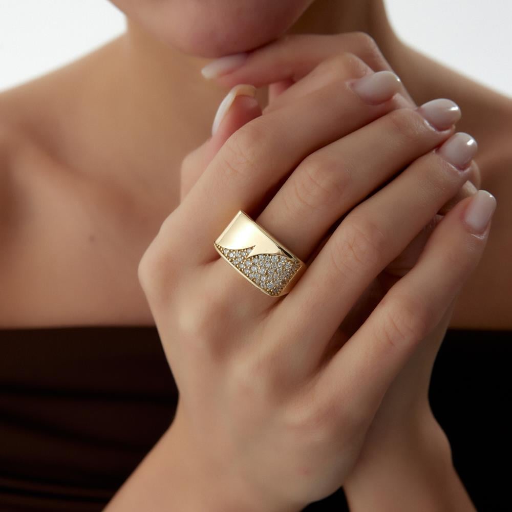 Genola Tasarım Altın Yüzük - Image 3