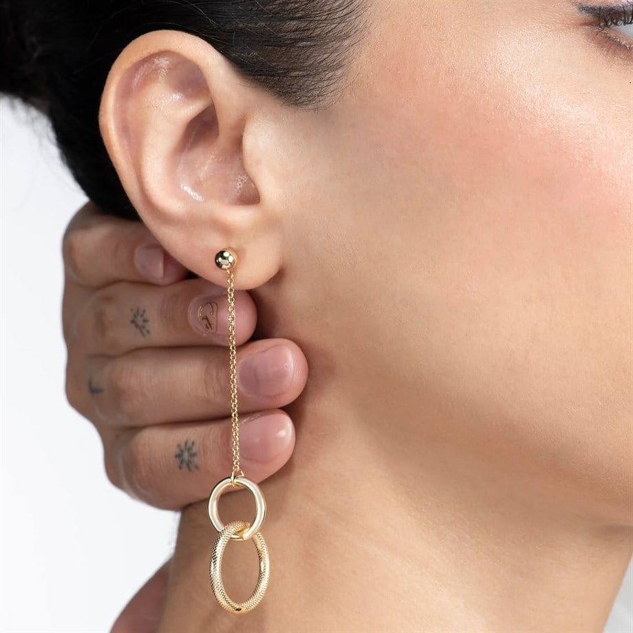 Halkalı Sallantı Küpe Ucu - Image 2