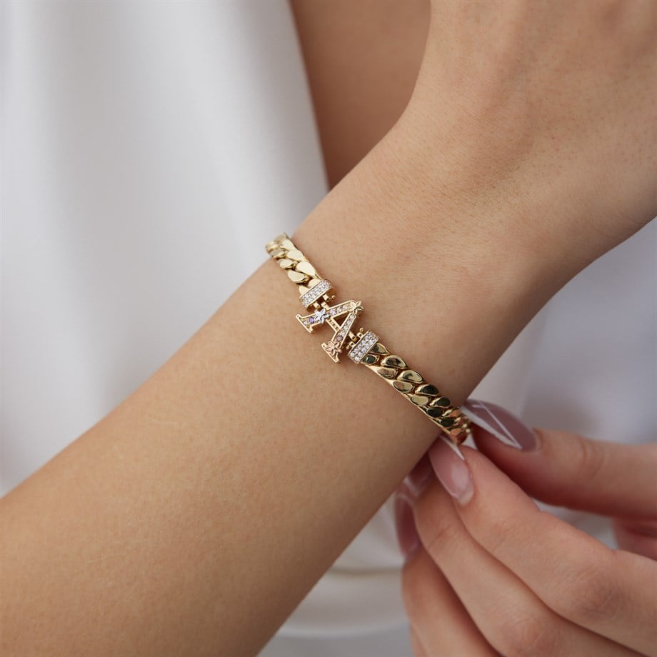 Harf Zincir Bileklik - Image 1