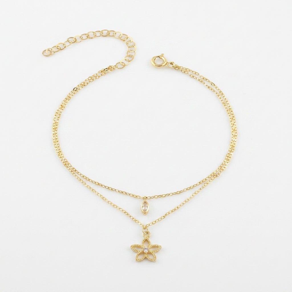 Çiçek Altın Halhal