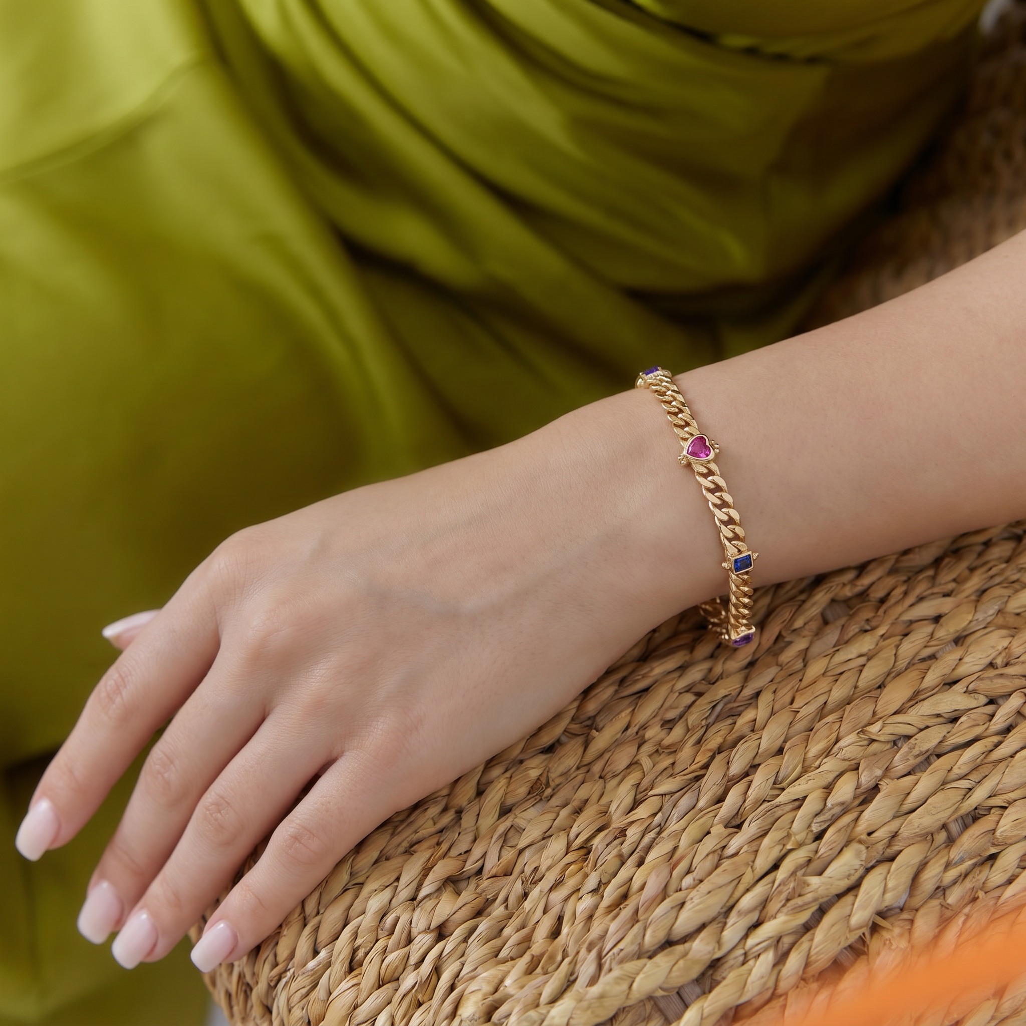 Cetaş Multi-charm Altın Gurmet Bileklik