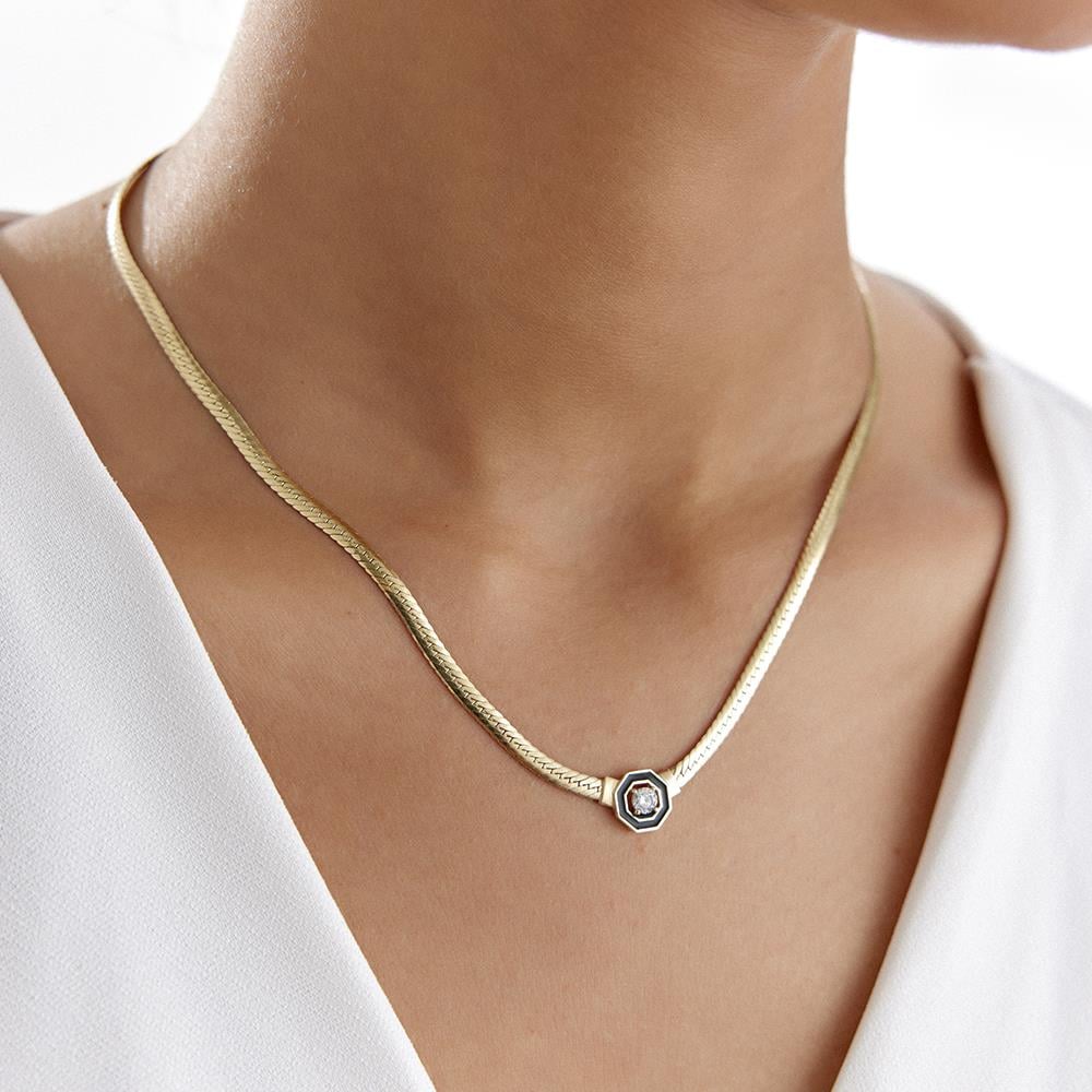 İtalyan Altın Kolye - Image 2