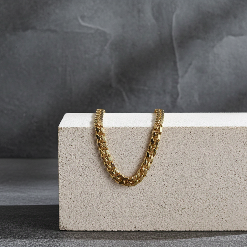 Kalın Gurmet Zincir Altın Kolye - Image 4