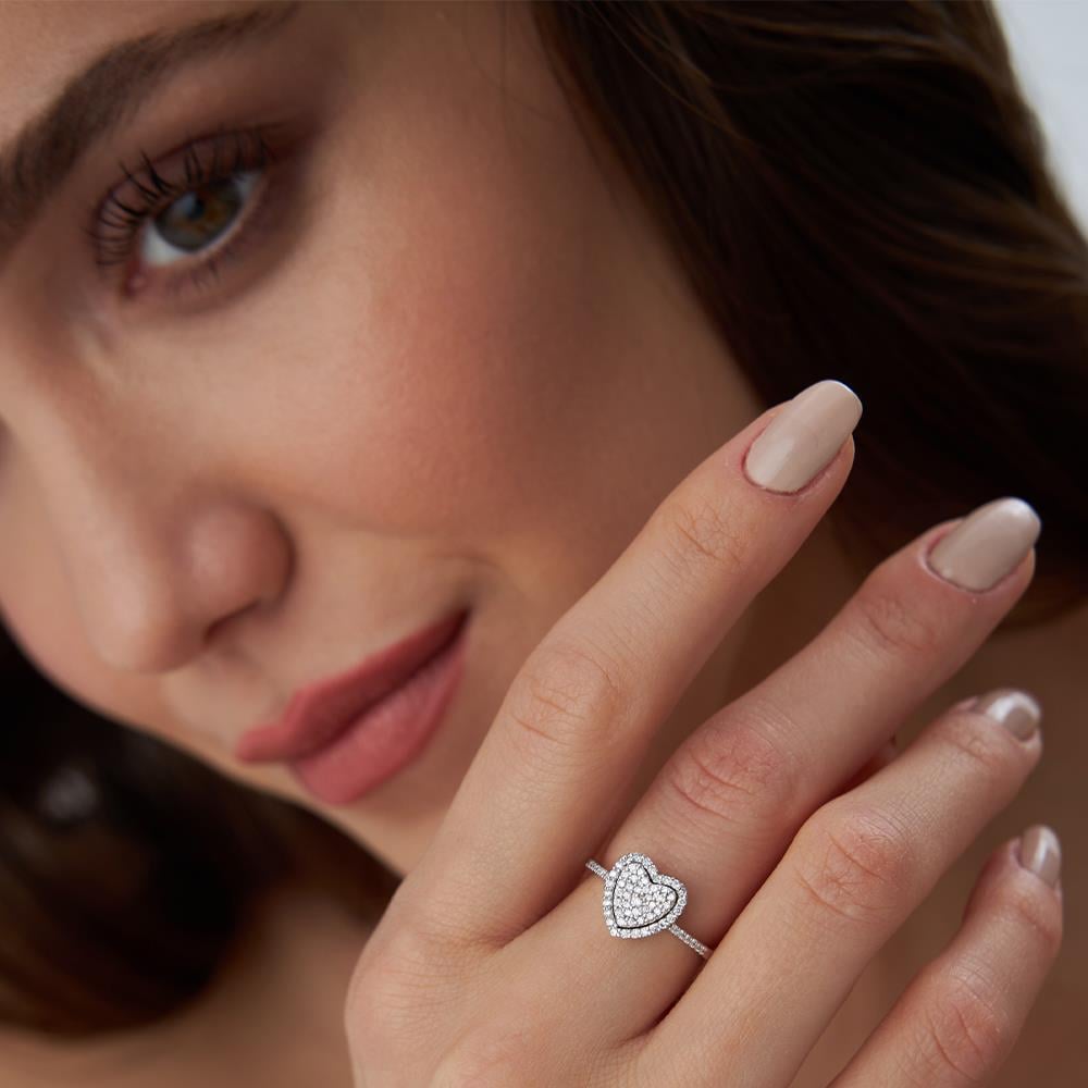 Kalp Pırlanta Yüzük - Image 2